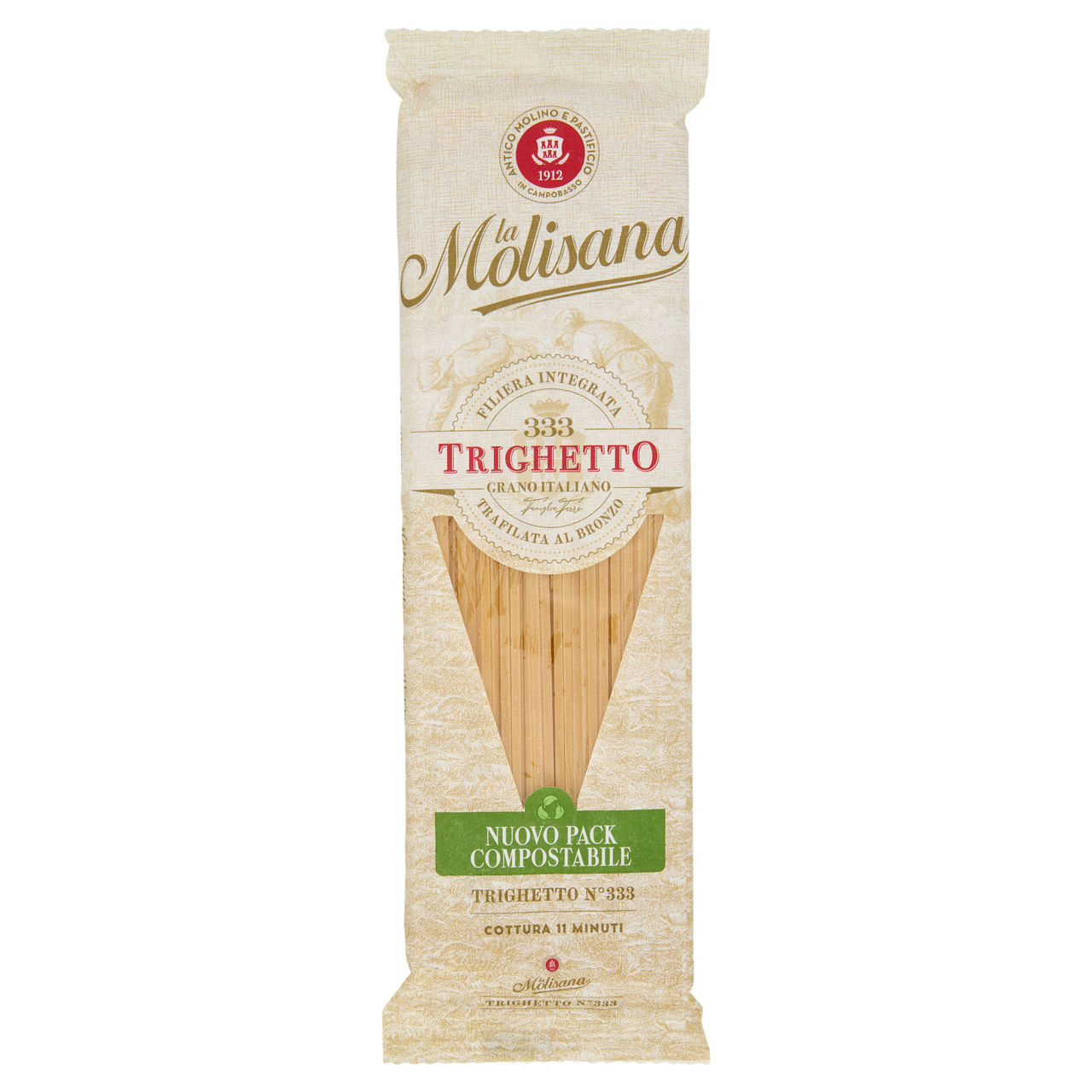 Trighetto n. 333 pasta di semola di grano duro 500 gr
