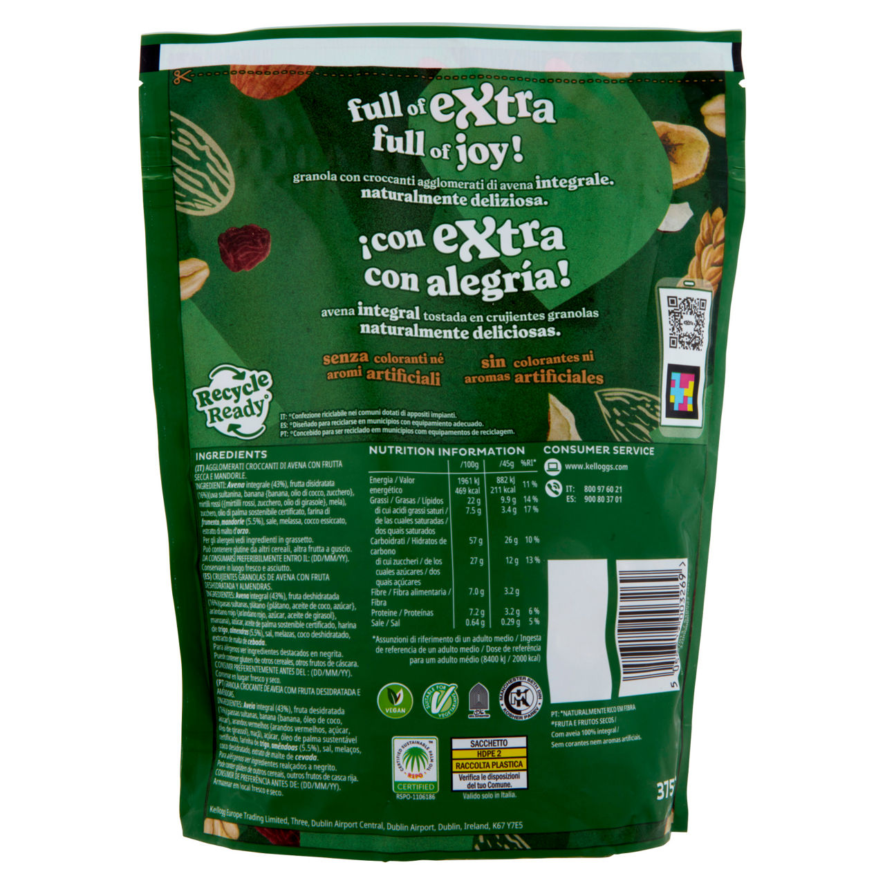Muesli con frutta e frutta secca 375 gr - Immagine 81