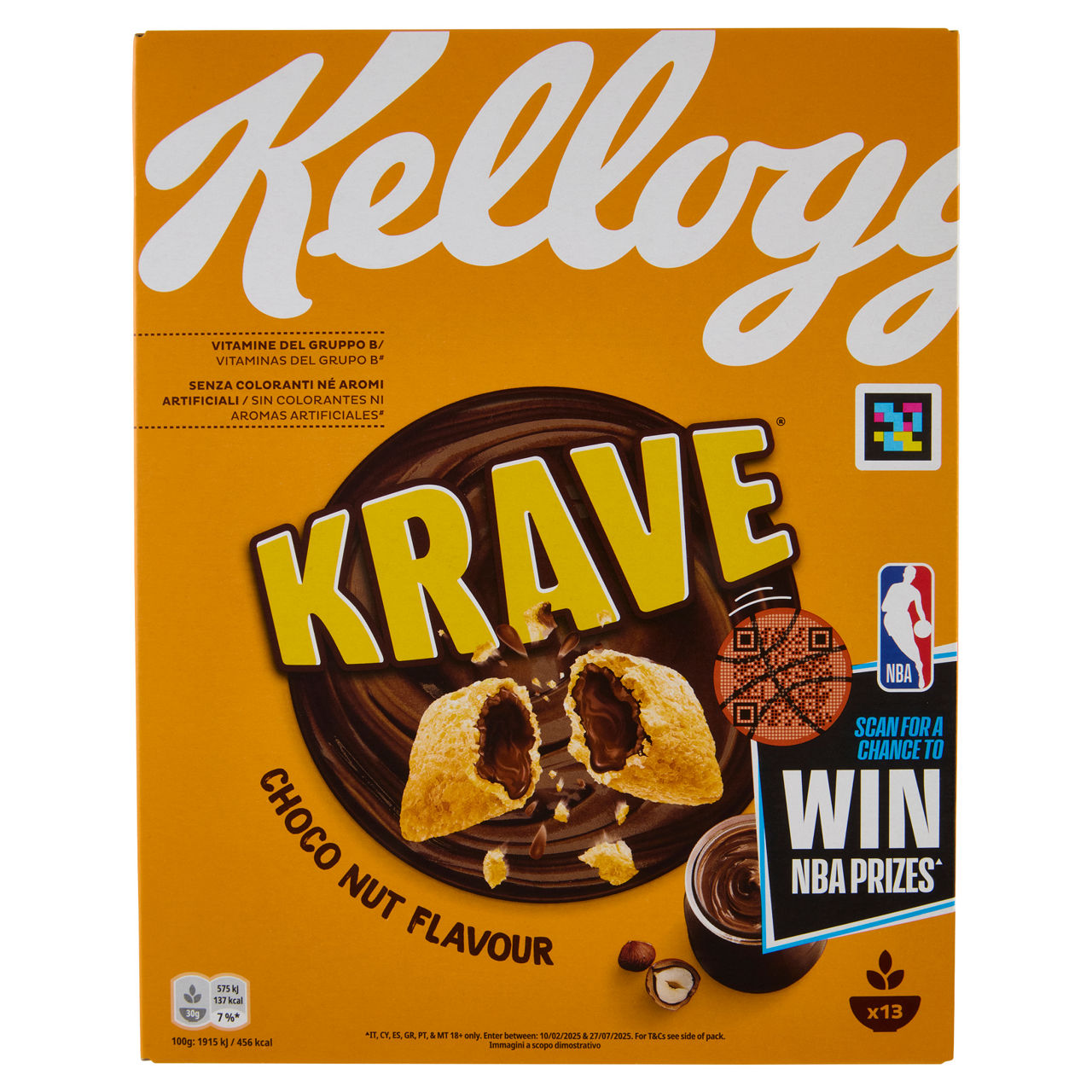 Cereali ripieni di cioccolato e nocciole 410 gr - Immagine 01