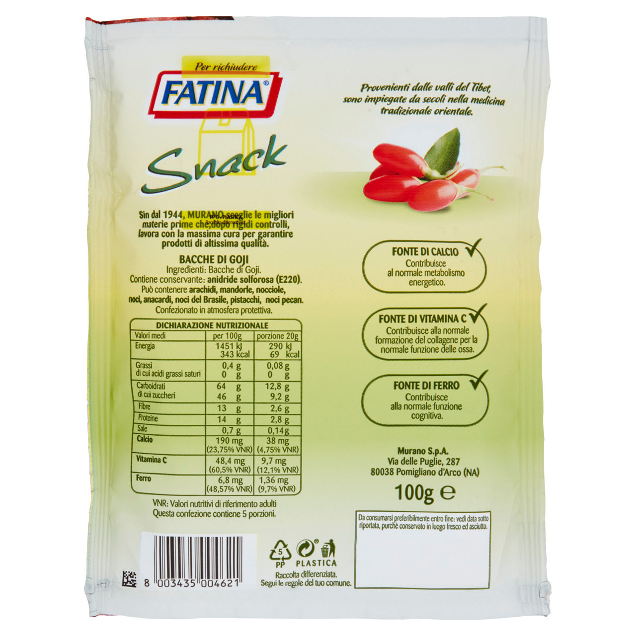 Bacche di goji 100 gr - Immagine 31