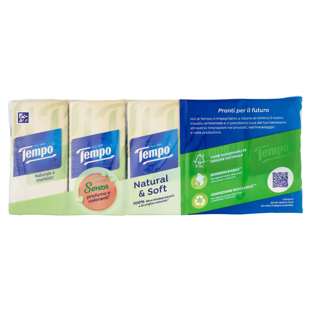 Fazzoletti tempo natural & soft 4 veli pz 10x9 - Immagine 51