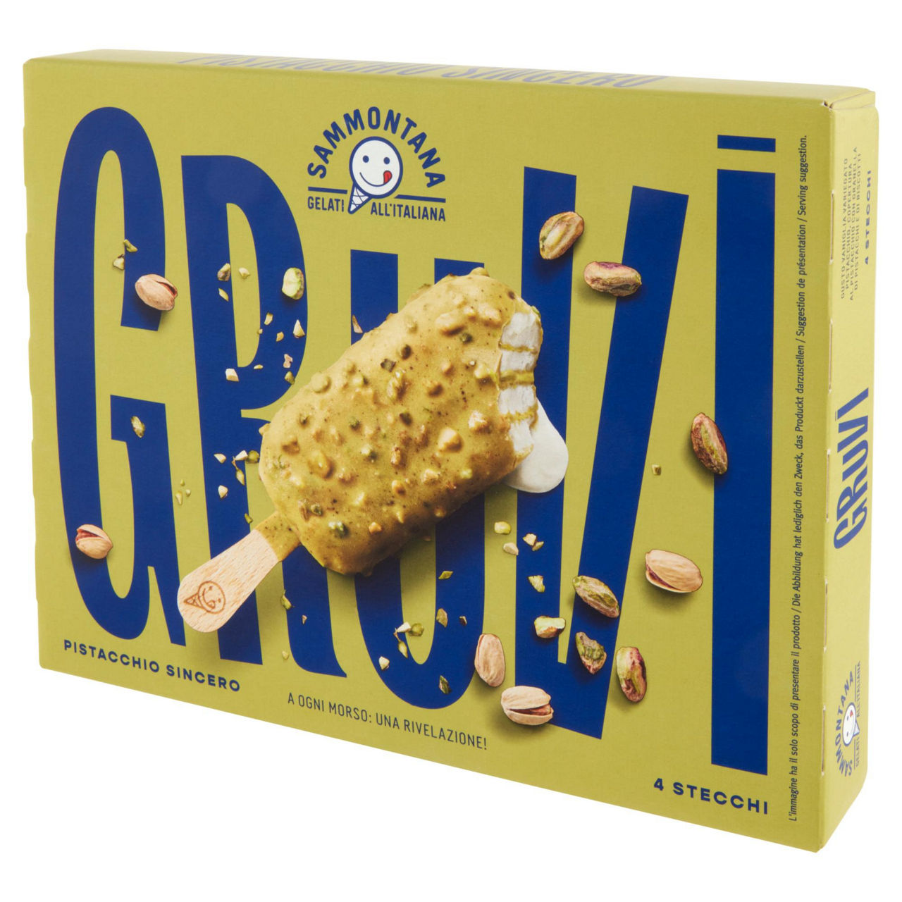 Stecco gelato al pistacchio ricoperto con granella di pistacchi e biscotti 4 pz 240 gr - Immagine 21