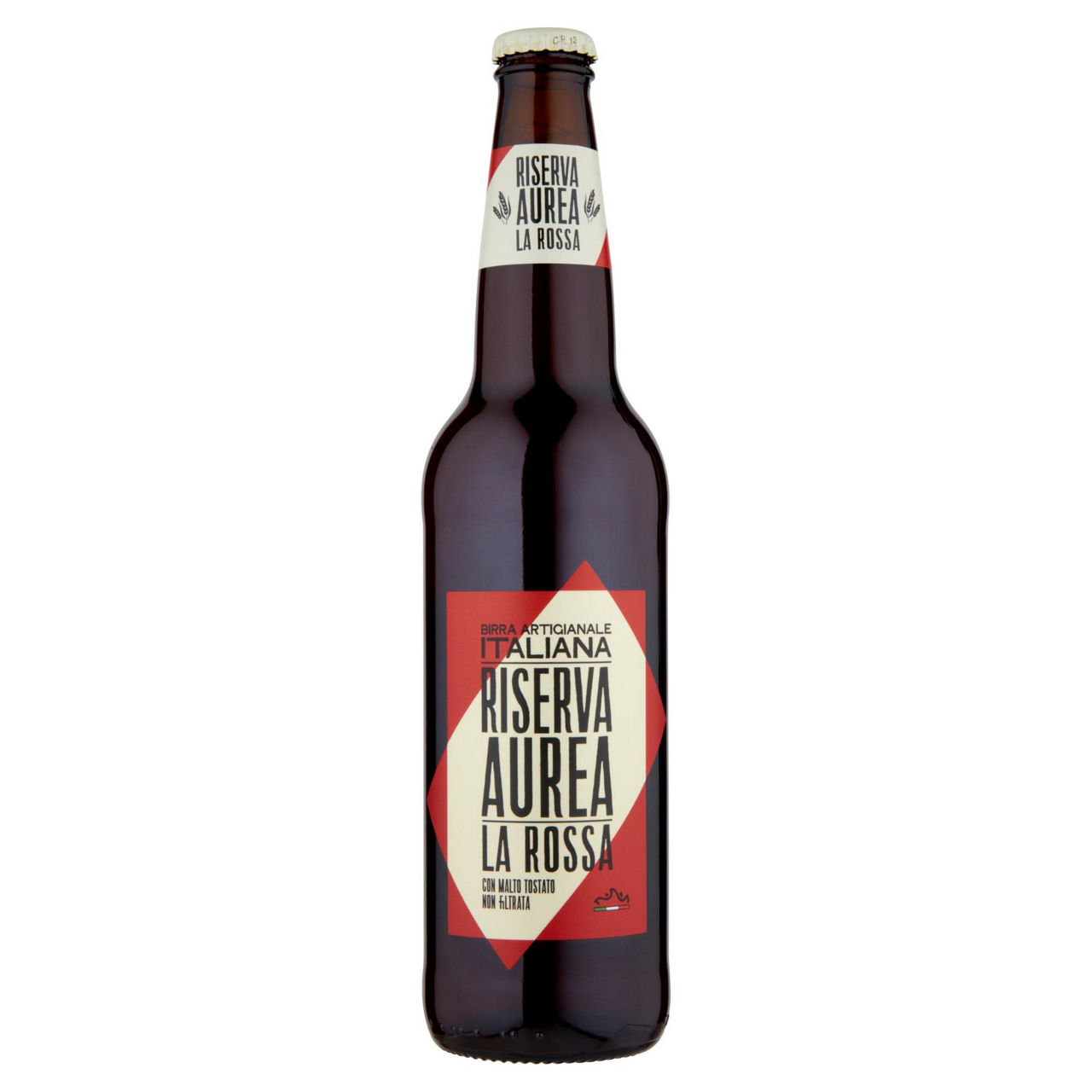 Birra riserva aurea rossa 6,5 gradi birra salento bottiglia ml 500 - Immagine 01