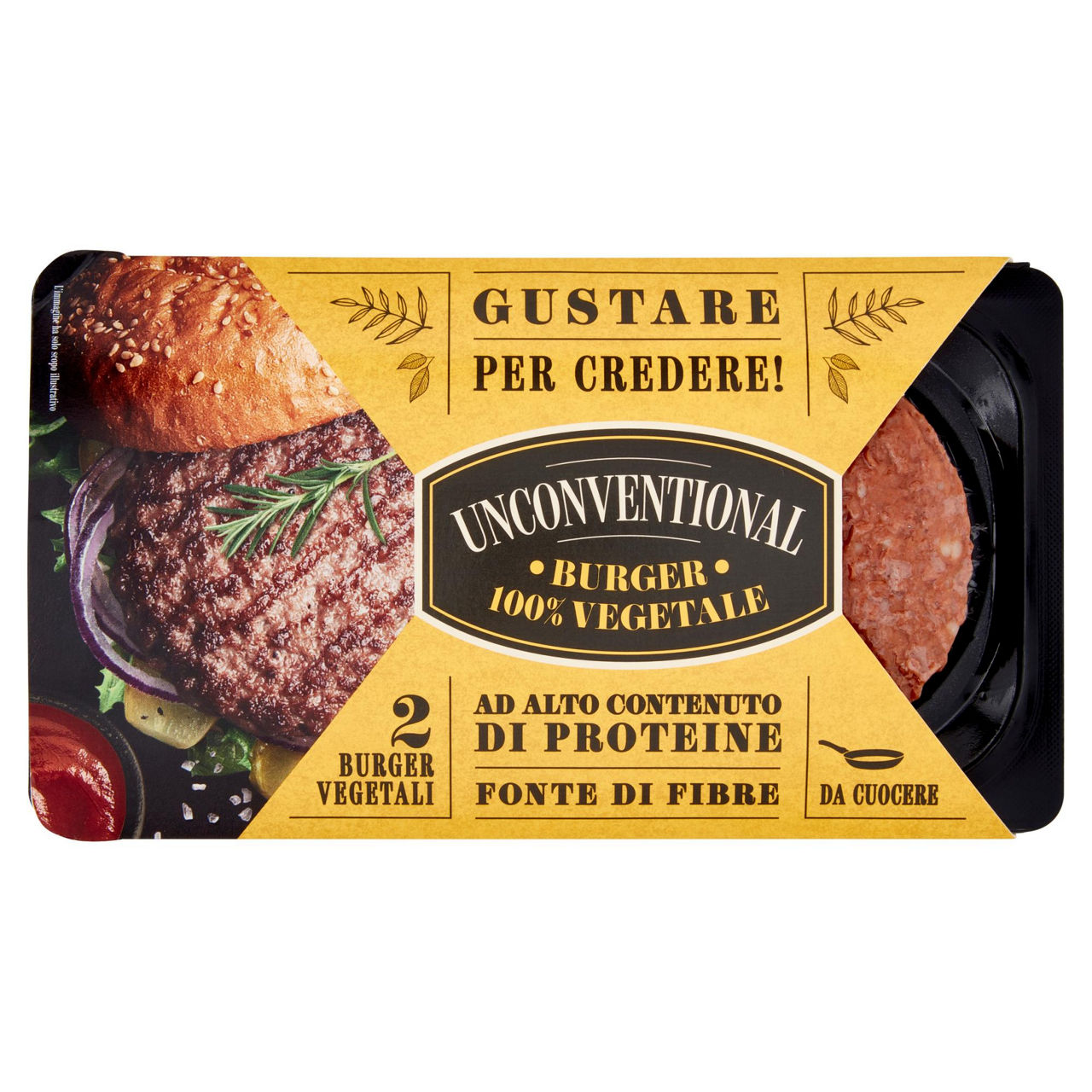 Burger vegetali 2 pz 220 gr - Immagine 01