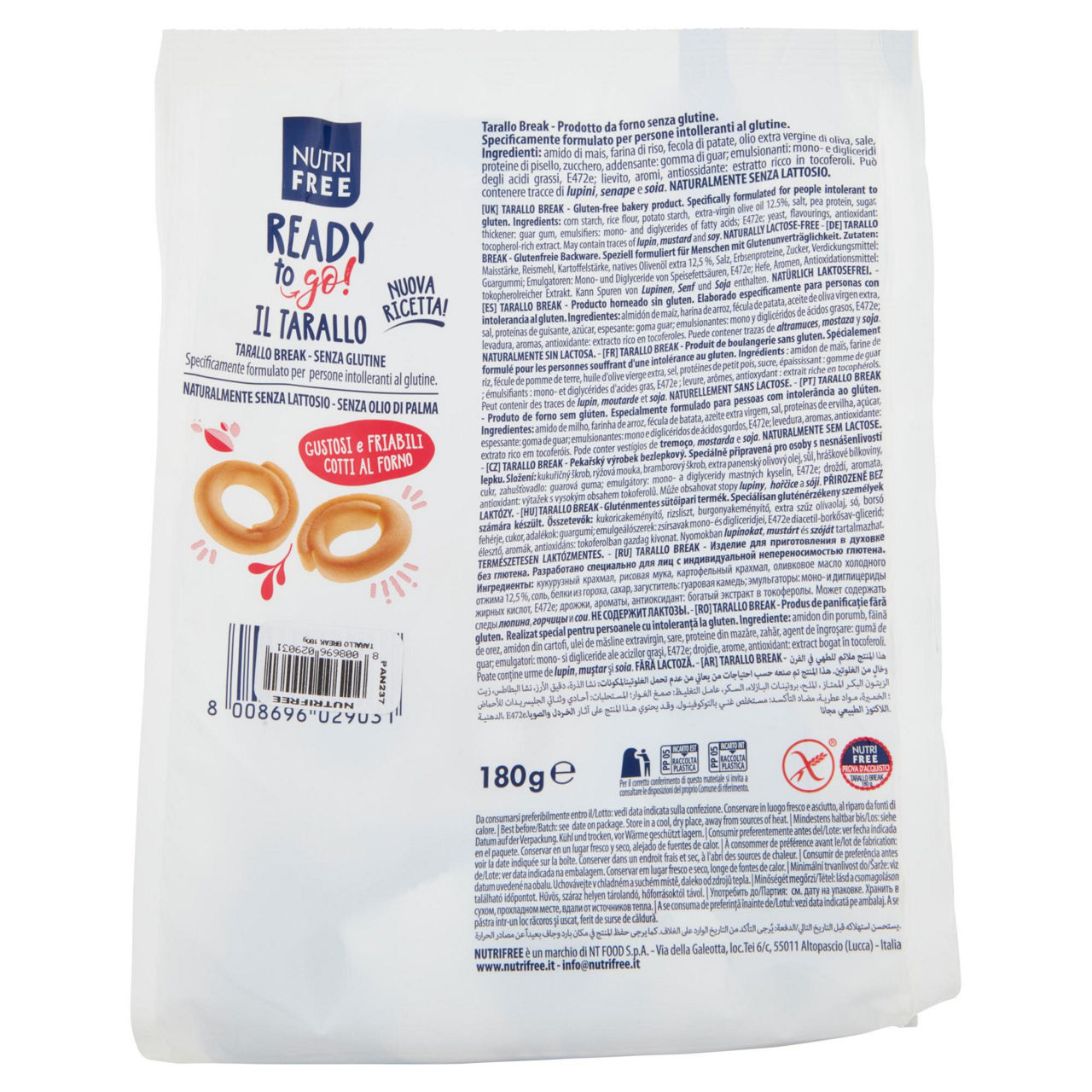 TARALLO BREAK SENZA GLUTINE 180 g - Immagine 11