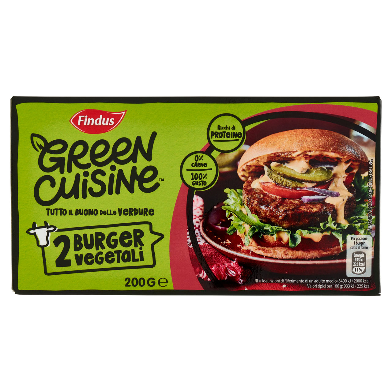 Burger vegetali surgelati 200 gr - Immagine 01
