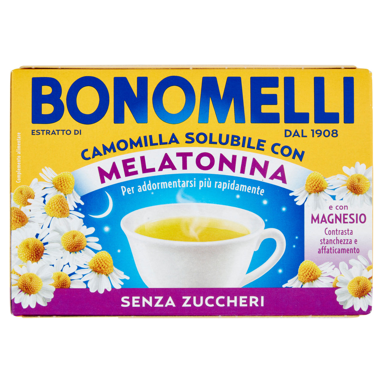 Camomilla solubile con melatonina e magnesio 16 filtri - Immagine 41