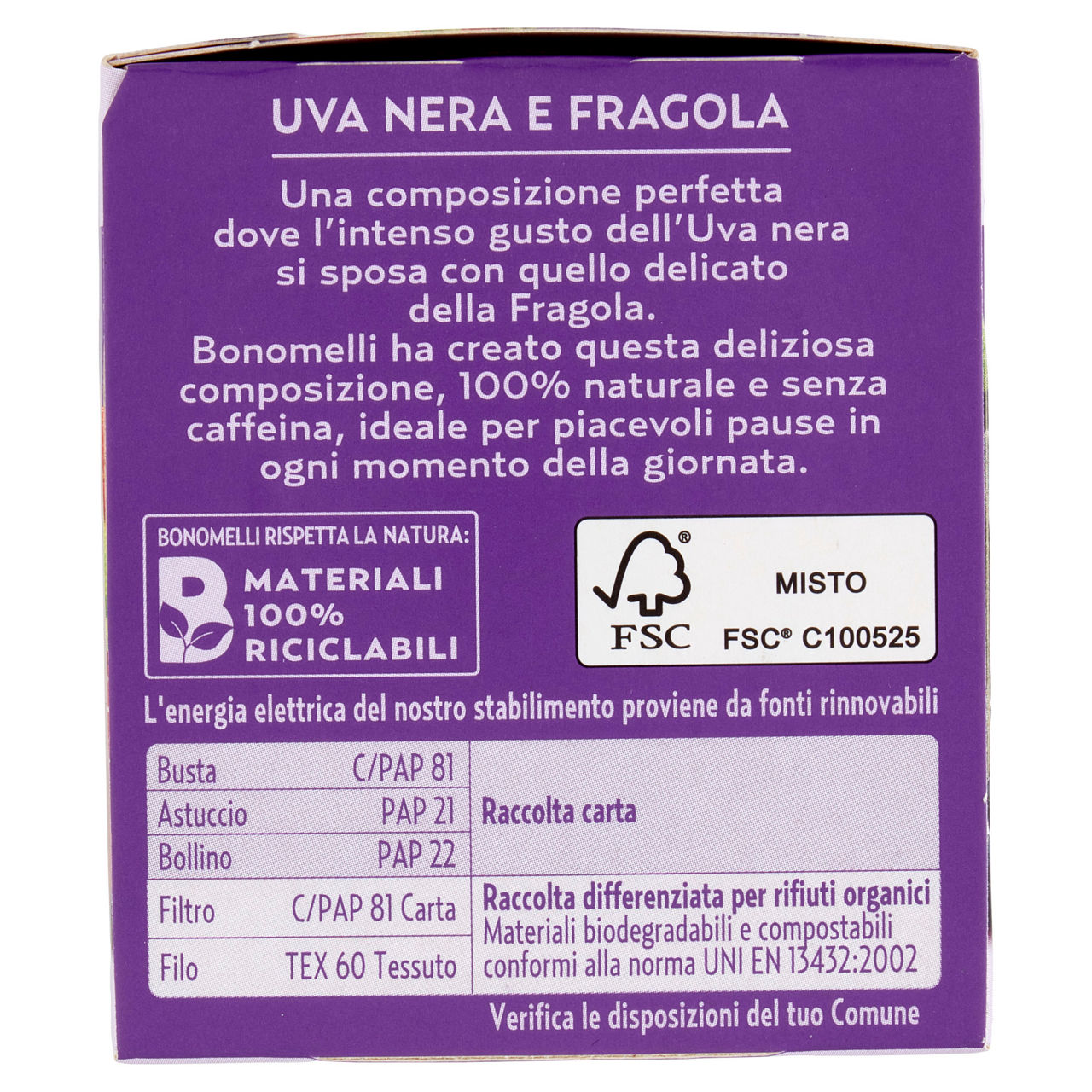 Infuso fruttoso uva nera e fragola 12 filtri - Immagine 51