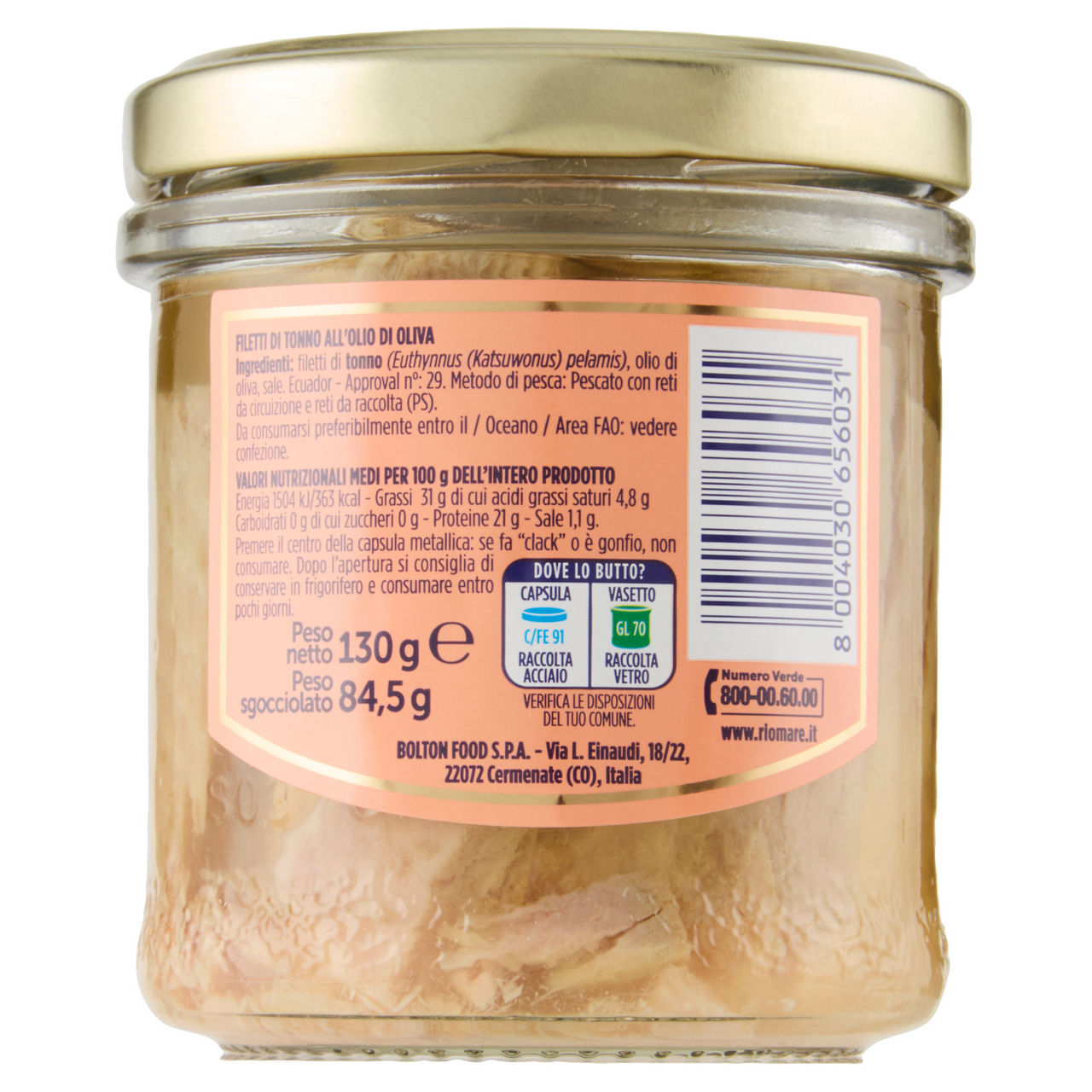Filetti tonno olio oliva rio mare g 130 - Immagine 31