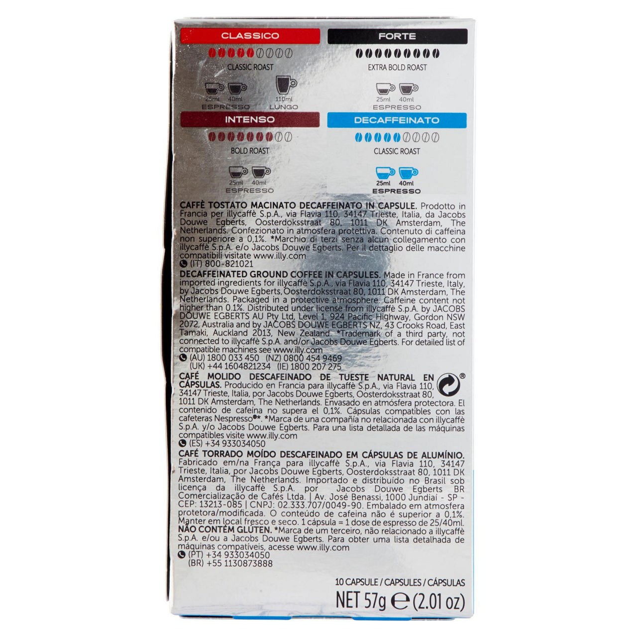 Caffè in capsule macinato decaffeinato 10 pz - Immagine 21
