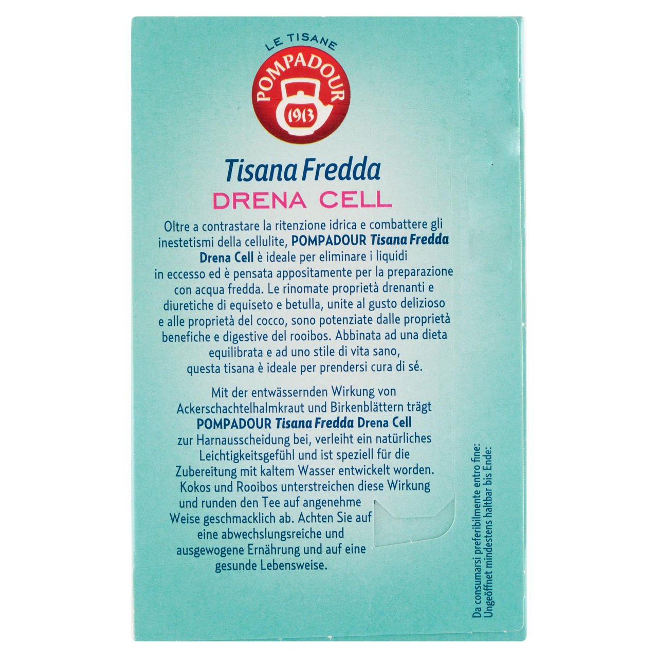 Tisana fredda Drena Cell con betulla e cocco 18 filtri - Immagine 11