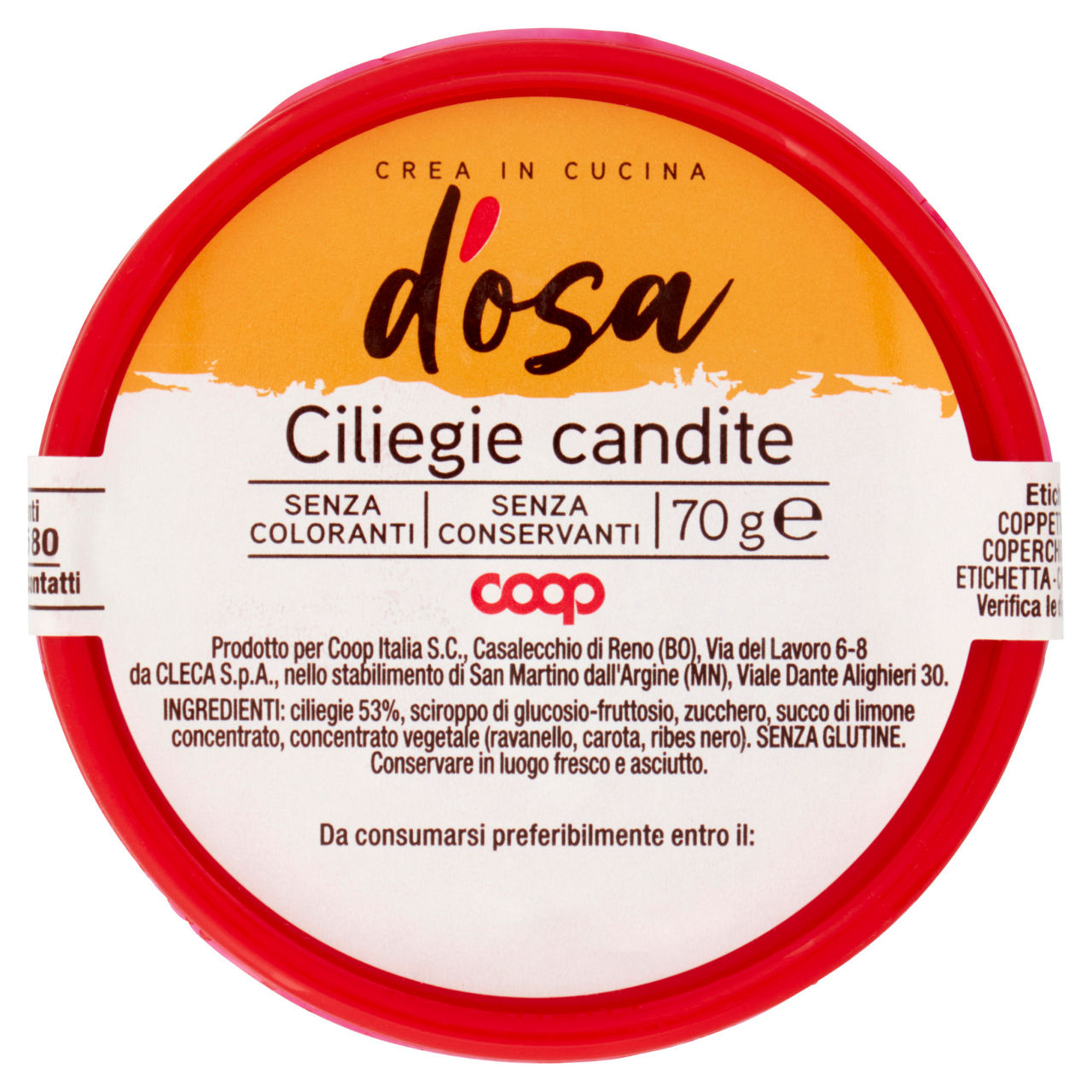Ciliegie candite 70 gr - Immagine 01