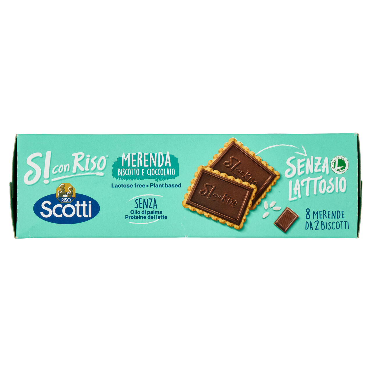Biscotto con tavoletta di cioccolato fondente senza lattosio 8 pz 200 gr - Immagine 11