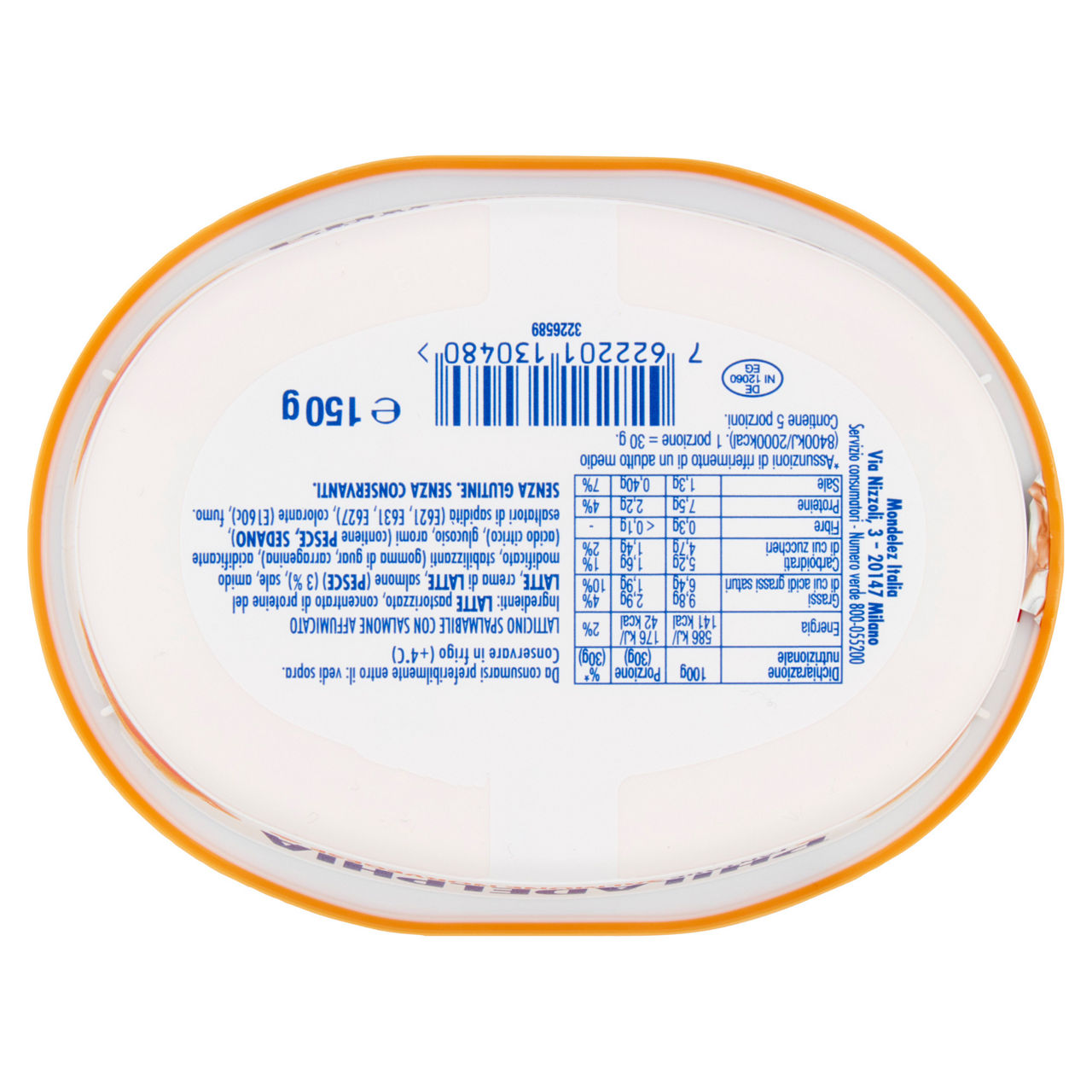 Formaggio fresco spalmabile con salmone Norvegese 150 gr - Immagine 31