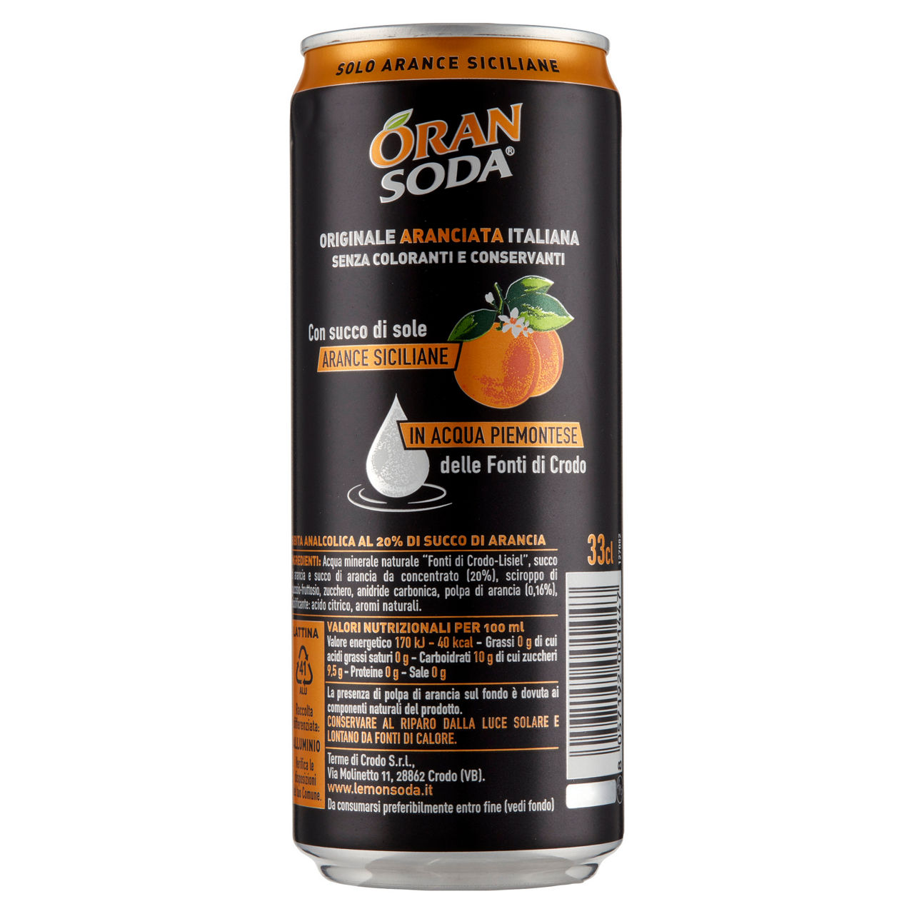 Oransoda in lattina 330 ml - Immagine 51