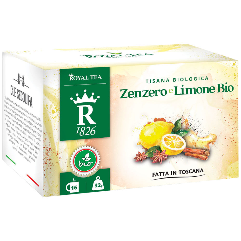 Tisana bio zenzero e limone 32 gr