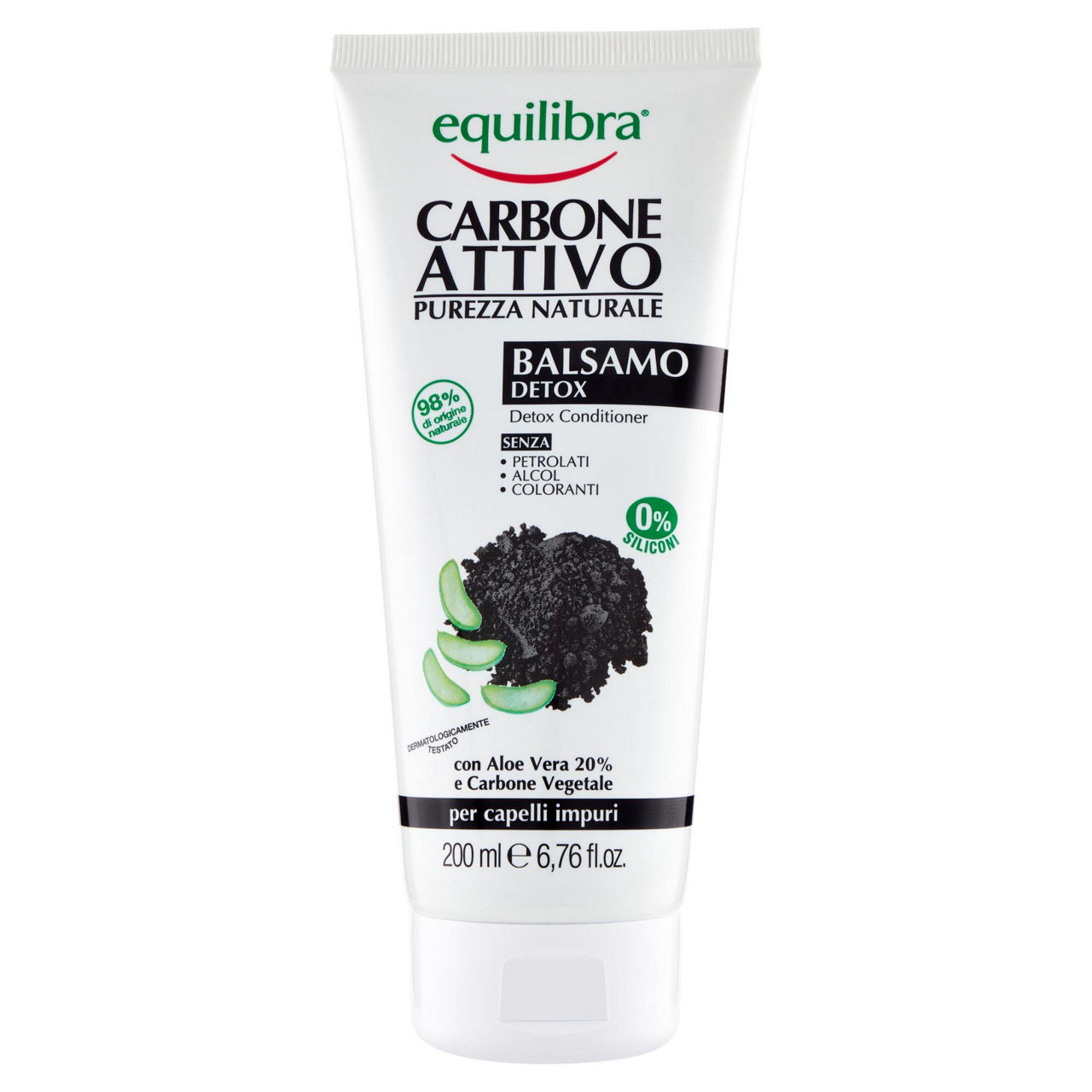 Balsamo Carbone Attivo detox 200 ml - Immagine 01