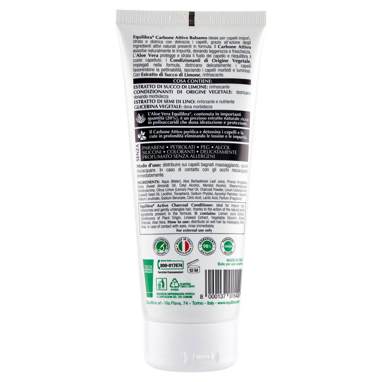 Balsamo Carbone Attivo detox 200 ml - Immagine 41