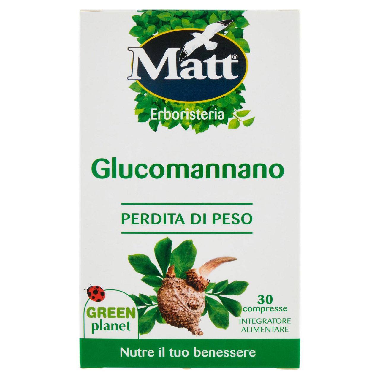 Integratore glucomannano matt g 30
