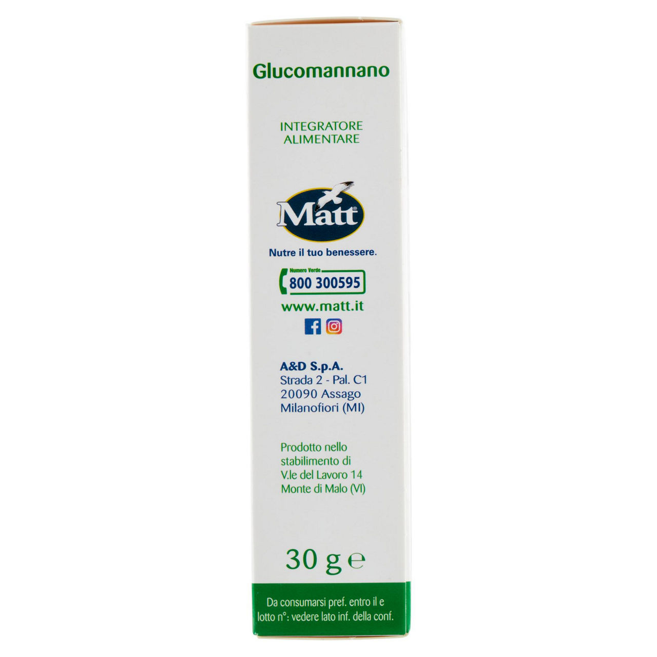 Integratore glucomannano matt g 30 - Immagine 21