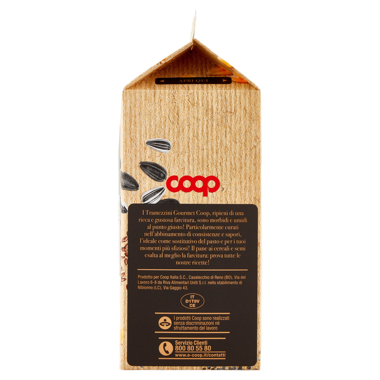 Tramezzini Gourmet con salmone crescenza e erba cipollina 2 pz 160 gr - Immagine 61