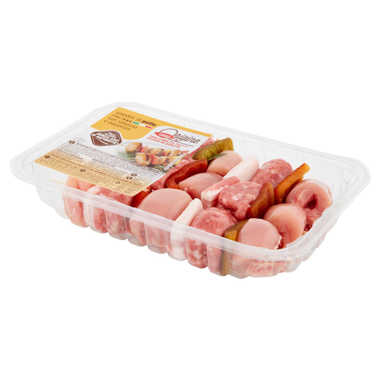 Spiedini di pollo con salsiccia e peperoni 480 gr - Immagine 61