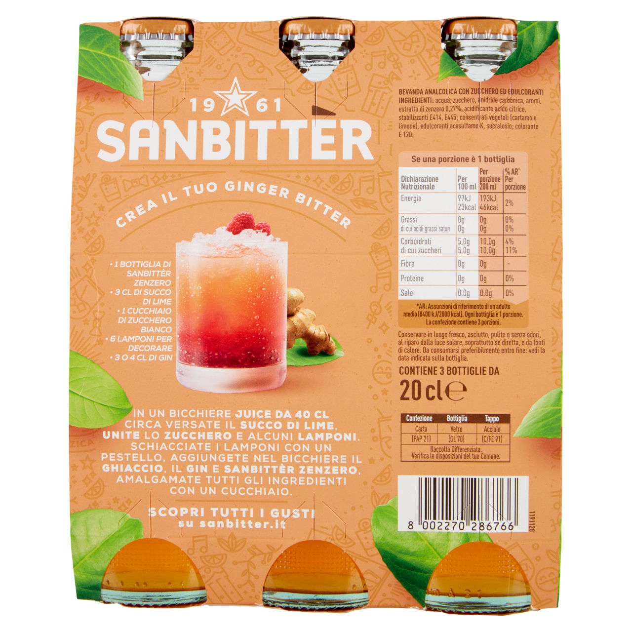 Aperitivo zenzero 3 x 200 ml - Immagine 41