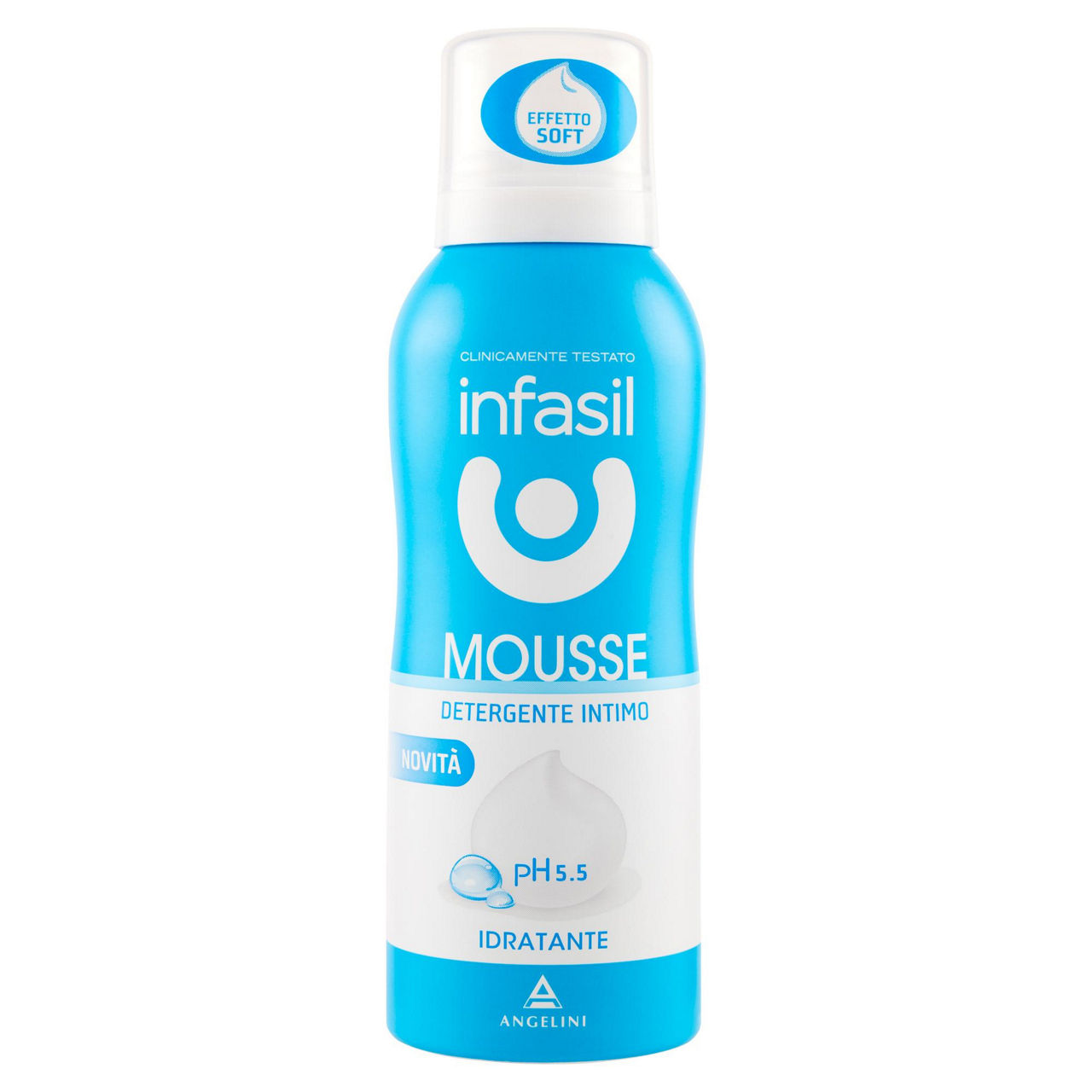 DETERGENTE INTIMO INFASIL MOUSSE IDRATANTE BOMBOLA ML.150 - Immagine 01