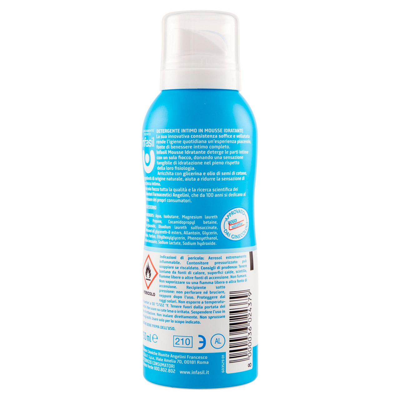 DETERGENTE INTIMO INFASIL MOUSSE IDRATANTE BOMBOLA ML.150 - Immagine 51