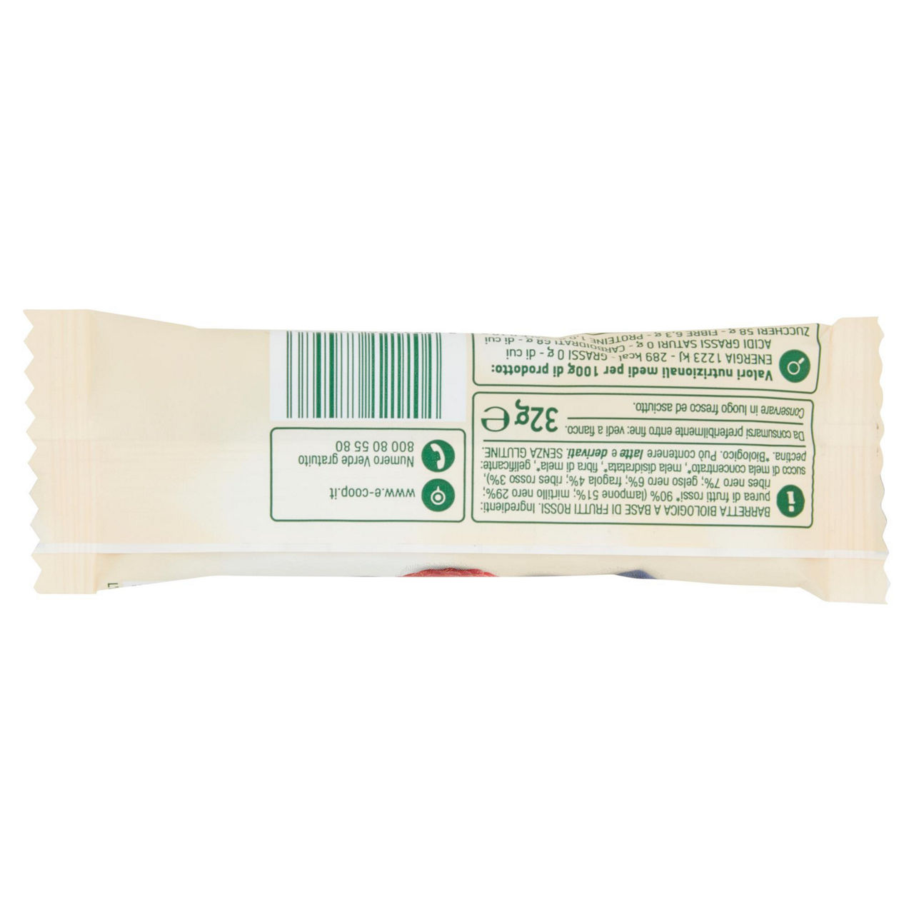 Barrette ai frutti rossi bio 32 gr - Immagine 21