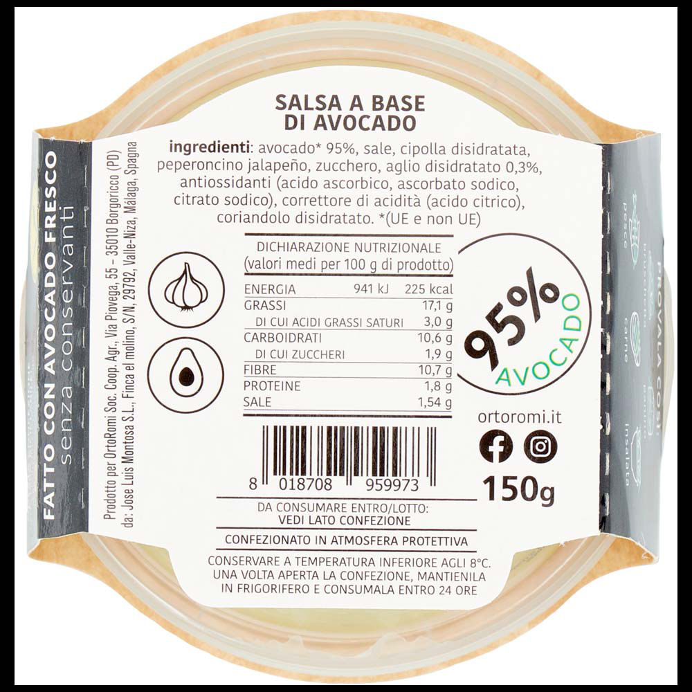 Guacamole classico 150 gr - Immagine 21