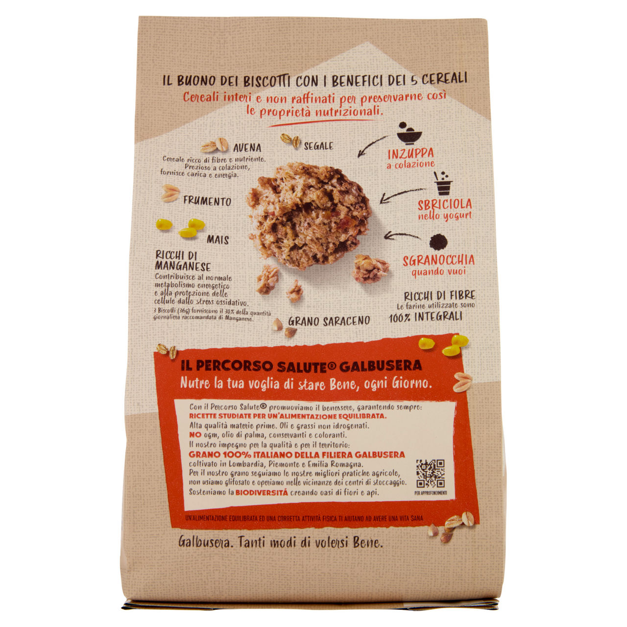 Biscotti granola e frolla con albicocca arancia e mandorle 300 gr - Immagine 51