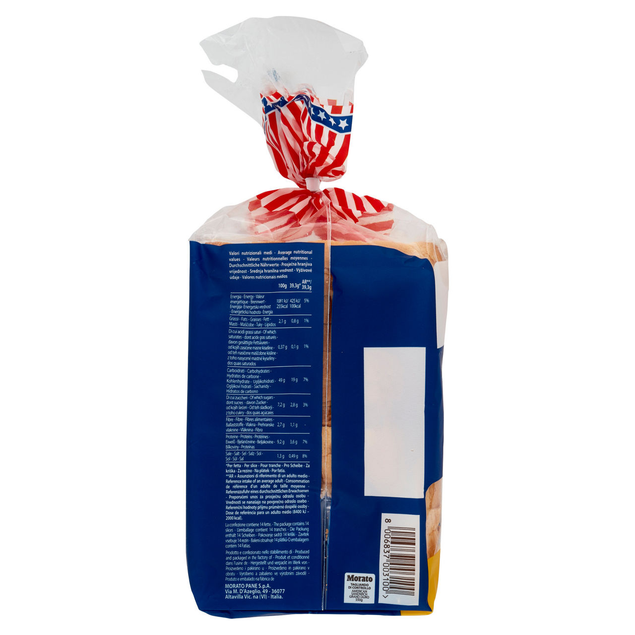 Pane a fette American Sandwich 550 gr - Immagine 21