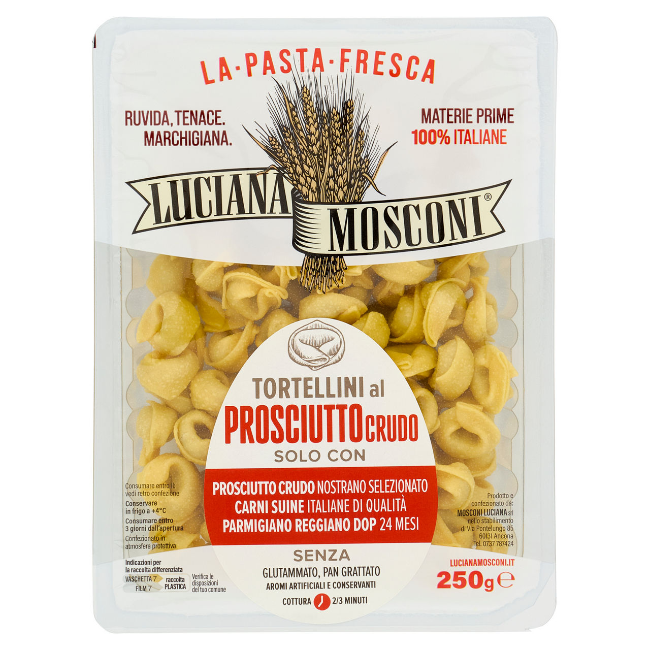 Tortellini al prosciutto crudo 250 gr - Immagine 01