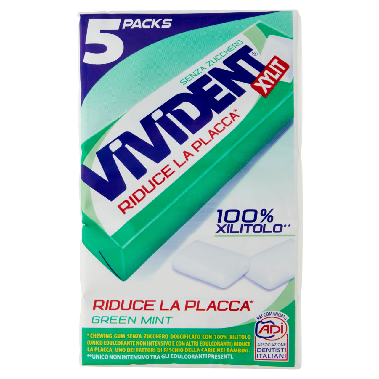 Chewing gum in confetti Green Mint 67,5 gr