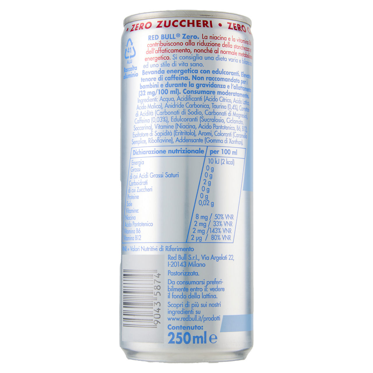Energy drink zero calorie 250 ml - Immagine 21