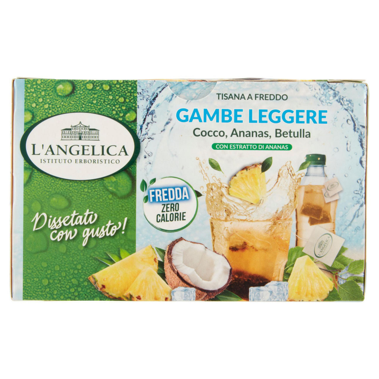 Tisana a freddo Gambe Leggere cocco ananas e betulla 18 filtri
