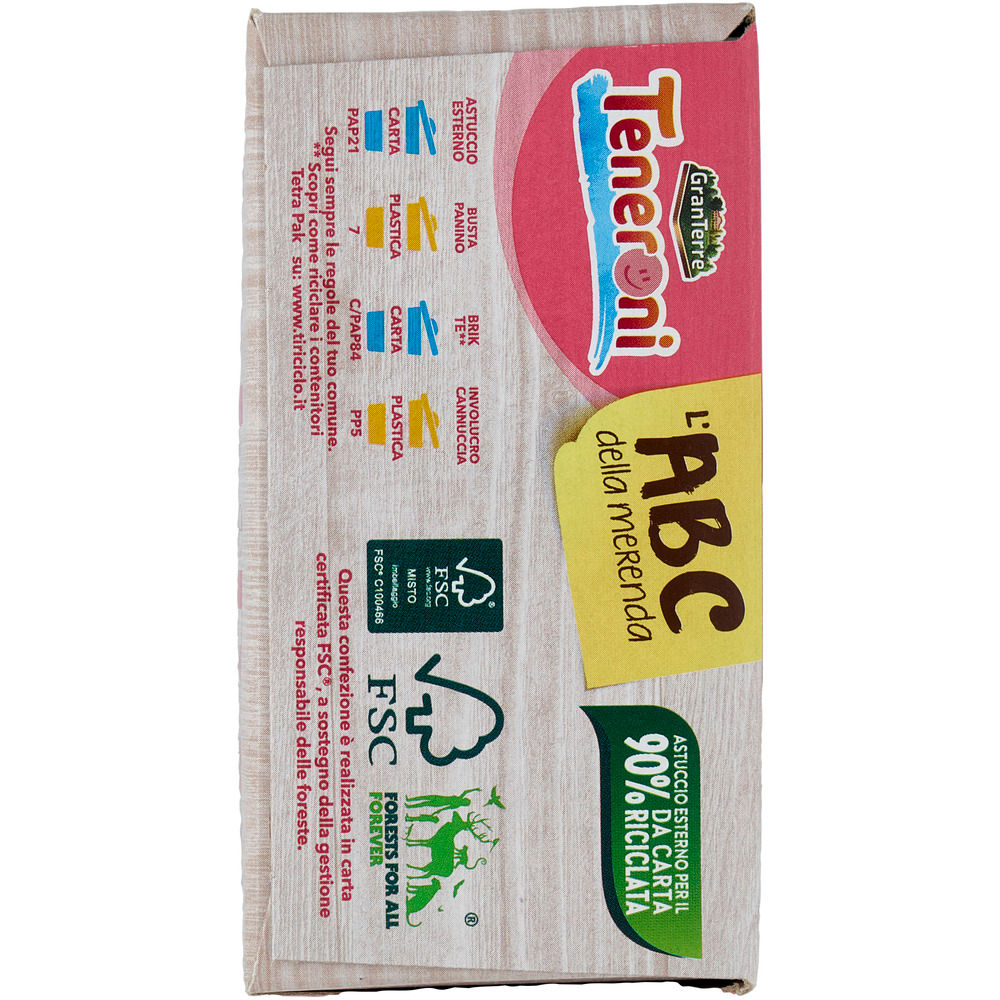 Merenda panino soffice con prosciutto cotto e formaggio e thè al limone 180 gr - Immagine 11