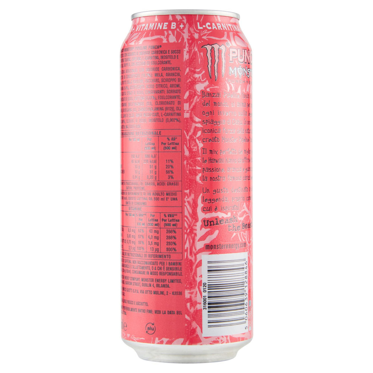 BEVANDA ENERGY DRINK MONSTER PIPELINE PUNCH LATTINA ML 500 - Immagine 51
