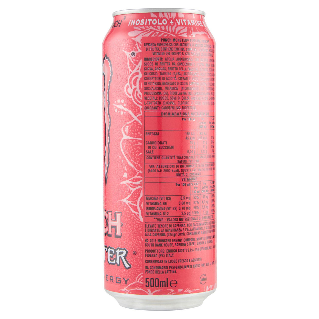 BEVANDA ENERGY DRINK MONSTER PIPELINE PUNCH LATTINA ML 500 - Immagine 11