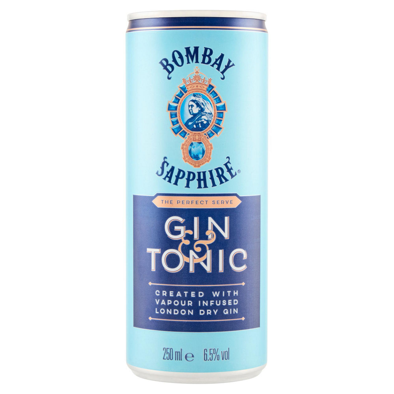 Gin bombay e tonic 6,5 gradi lattina ml 250 - Immagine 01