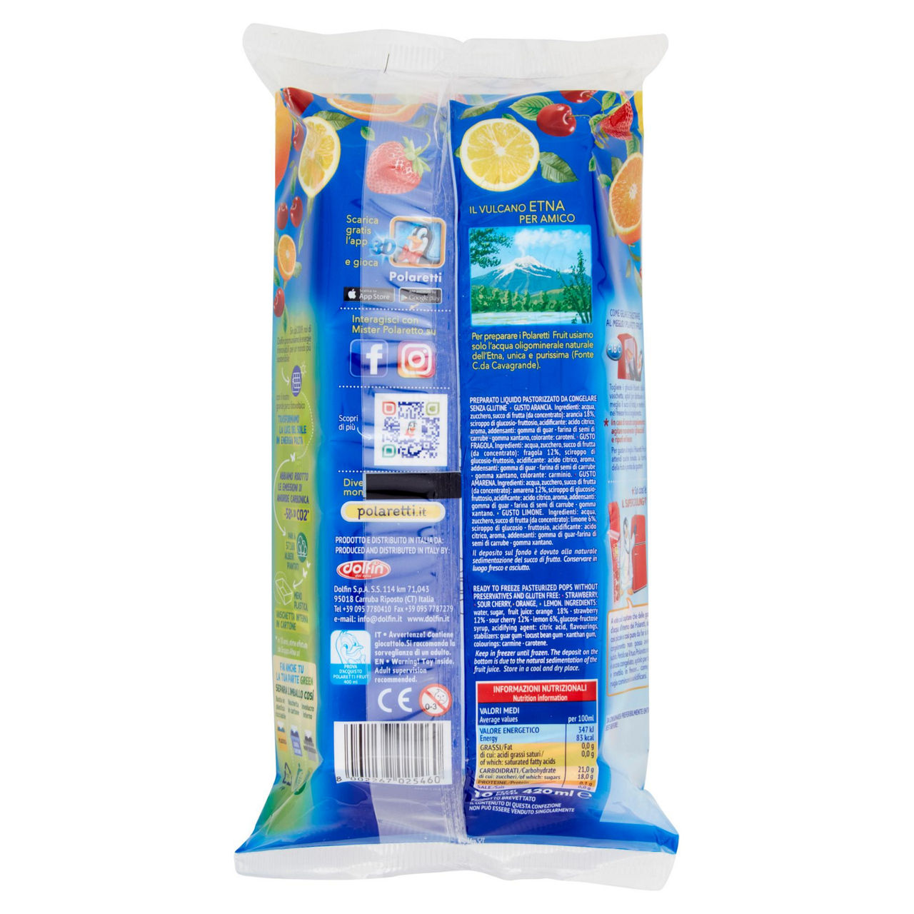 POLARETTI FRUIT GREEN DOLFIN AMARENA FRAGOLA ARANCIA LIMONE 42ML X10PZ ML 420 - Immagine 31