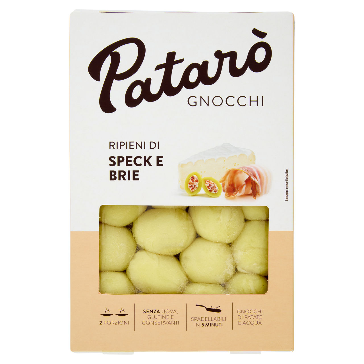Gnocchi freschi ripieni con speck e brie 400 gr