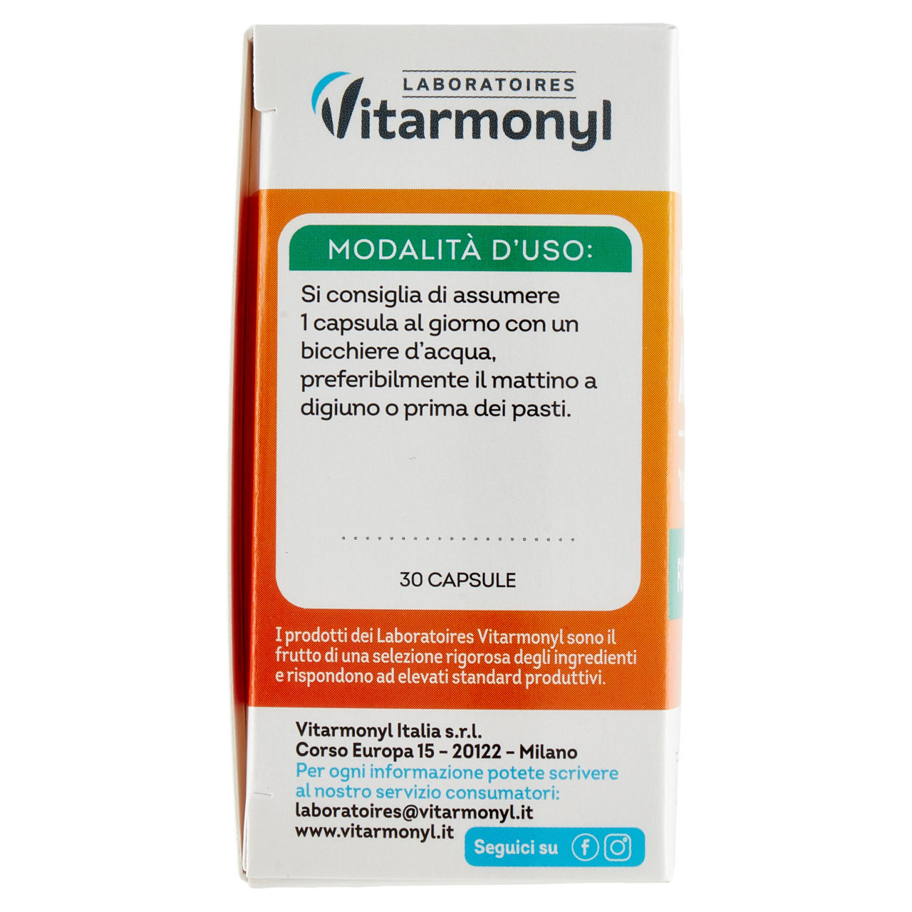 Integratore alimentare acido folico e alga spirulina 30 capsule - Immagine 11