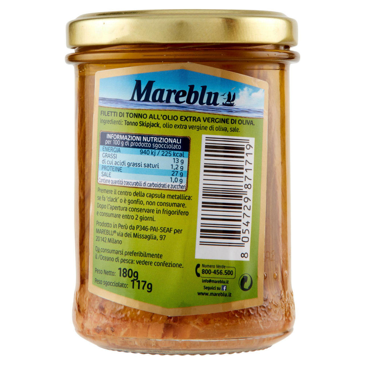 Fieltti tonno mareblu olio extra vergine d'oliva vero sapore vetro gr 180 - Immagine 21