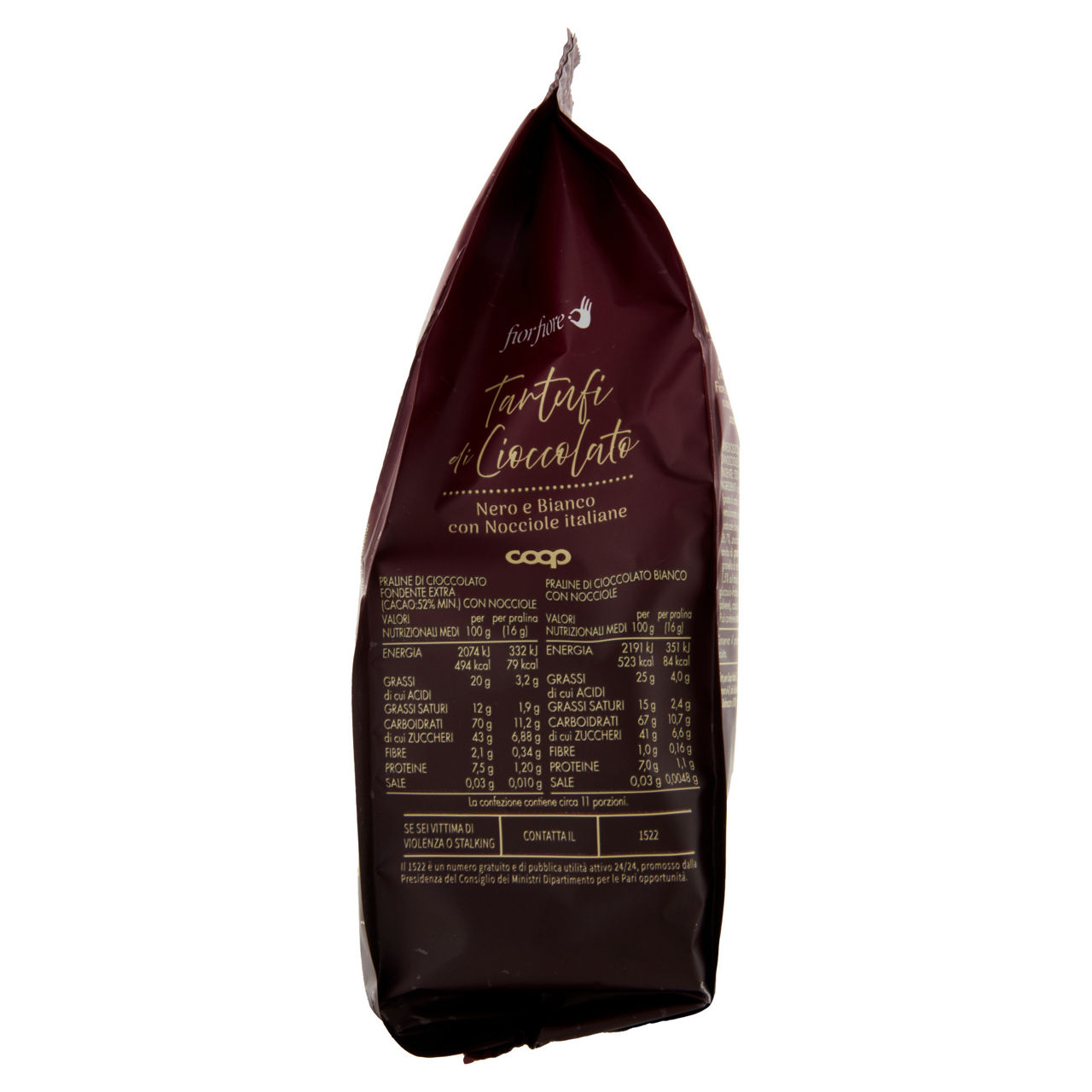 Tartufi al cioccolato nero e bianco con nocciole italiane 180 gr - Immagine 31