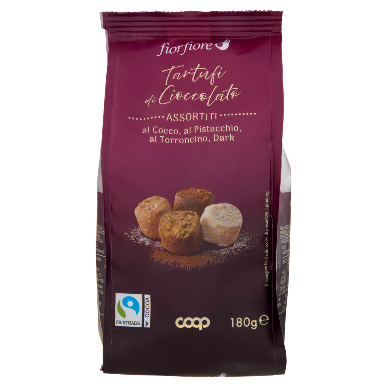 Tartufi di cioccolato assortiti 180 gr - Immagine 01