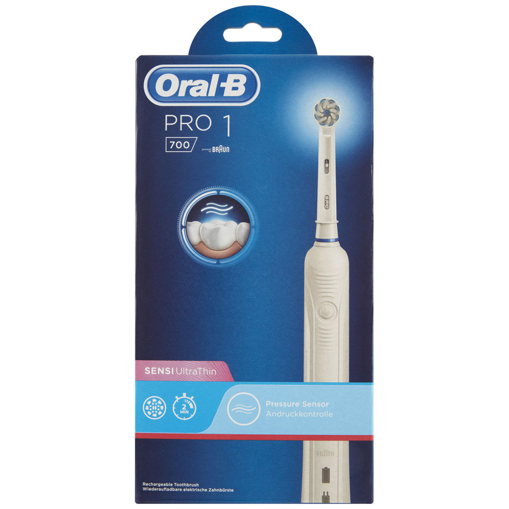 Spazzolino elettrico oral-b pro 1 700 sensi ultrathin pz 1 - Immagine 01