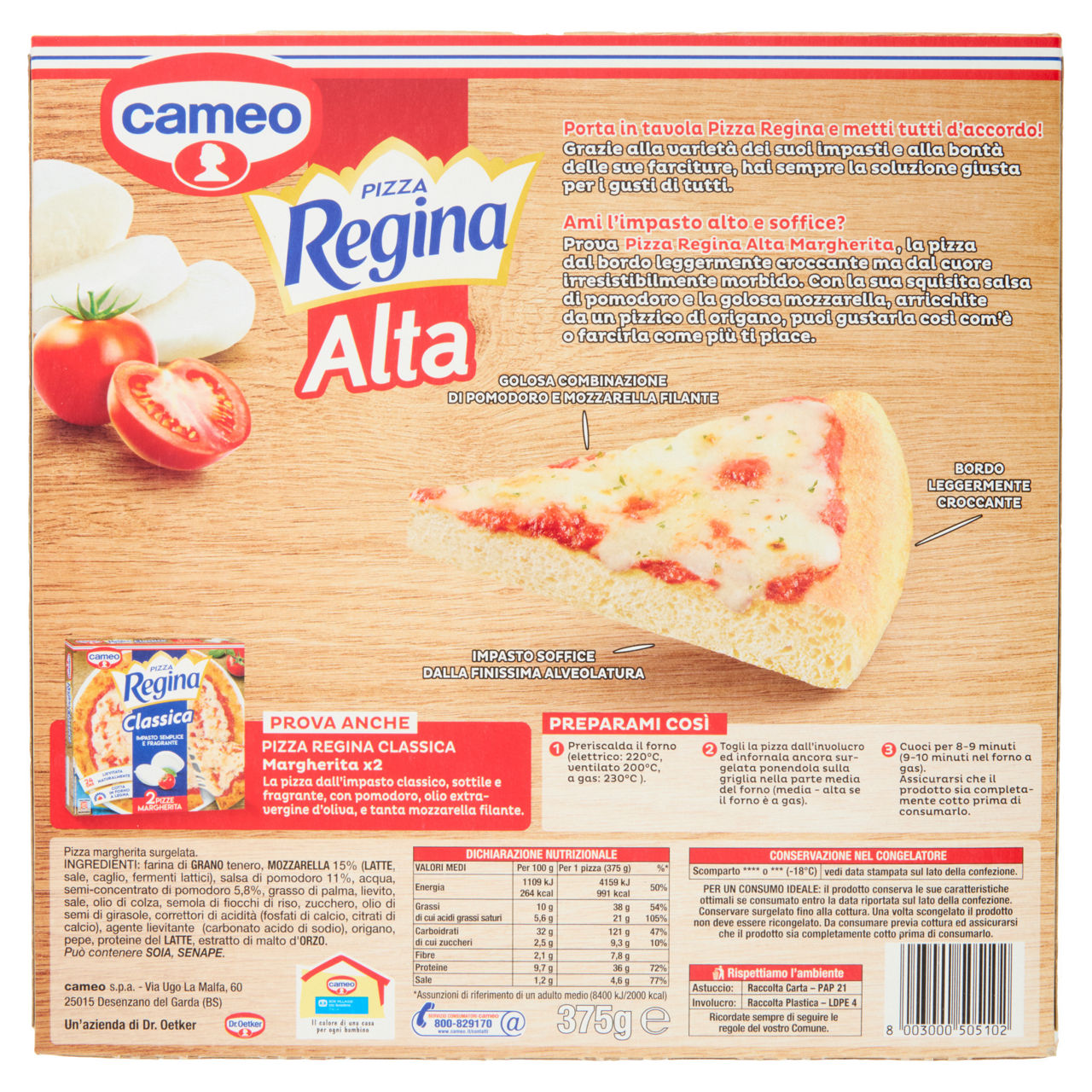 Pizza Margherita alta 375 gr - Immagine 41