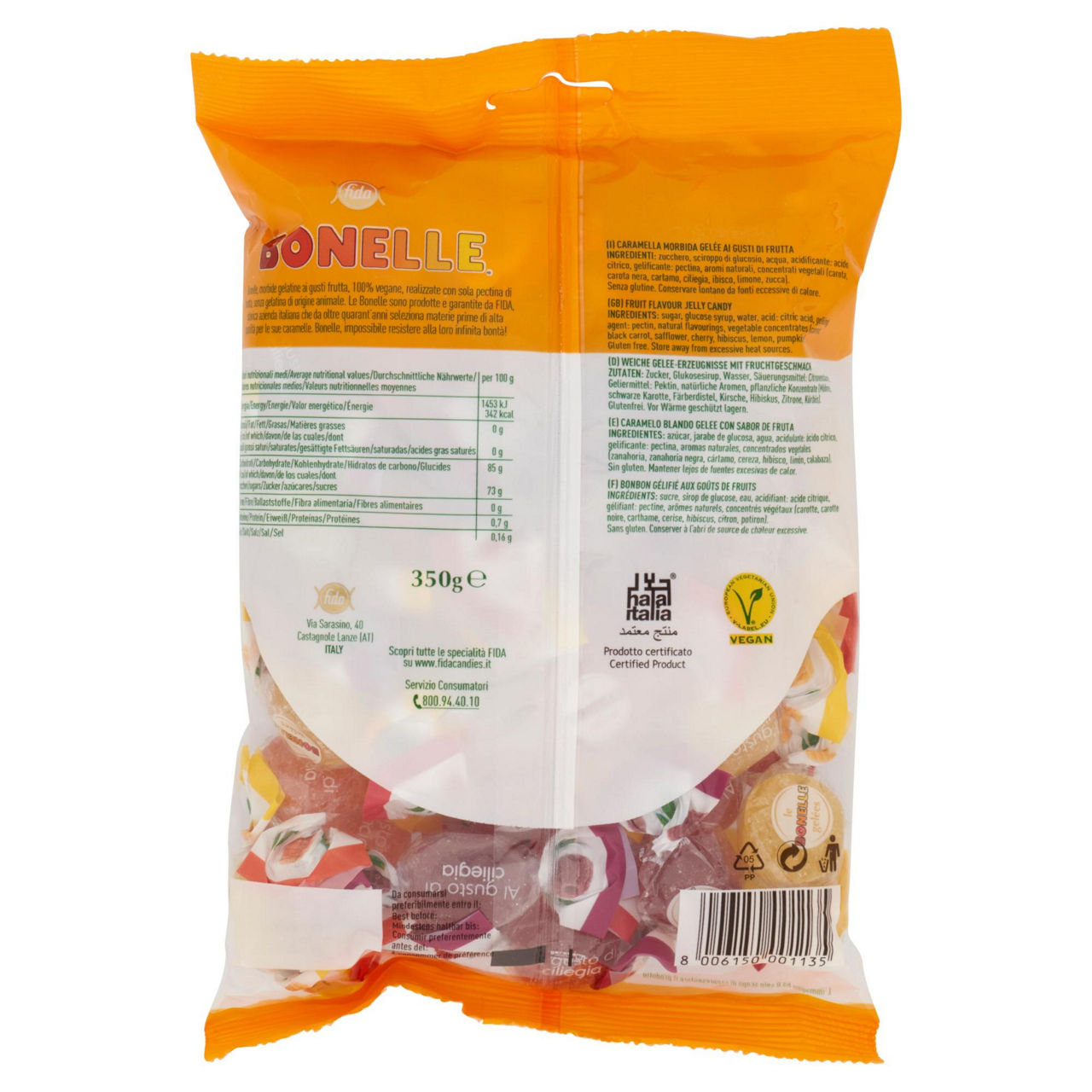 Caramelle morbide gelée alla frutta 350 gr - Immagine 11